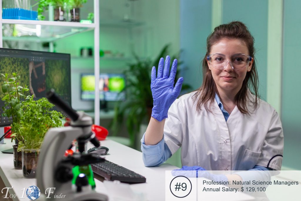 Natural Science Managers - Top 10 Highest Paying Jobs In The United States of America